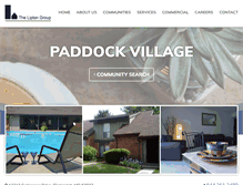 Tablet Screenshot of paddockvillage.com